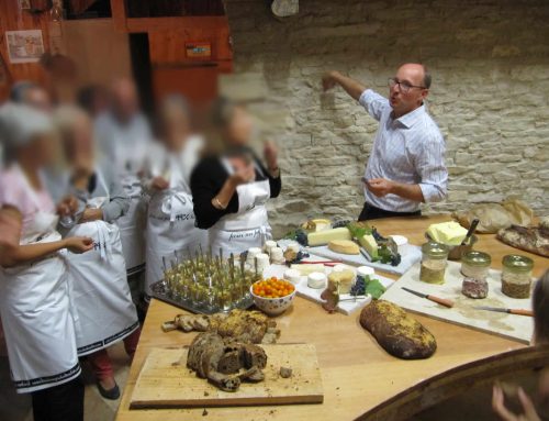 Visite de l’atelier par le club millésime du Crédit Agricole