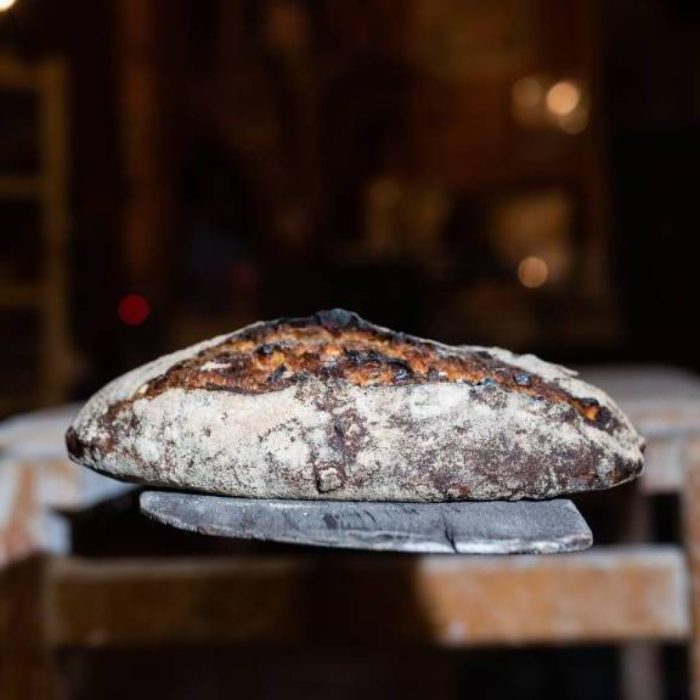Pain de blé semi complet aux citrons confits bio au levain