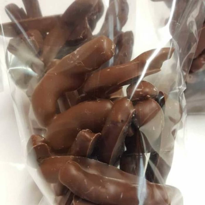 Bâtonnets de citrons confits revêtus de chocolat lait bio - 100 g – Image 2